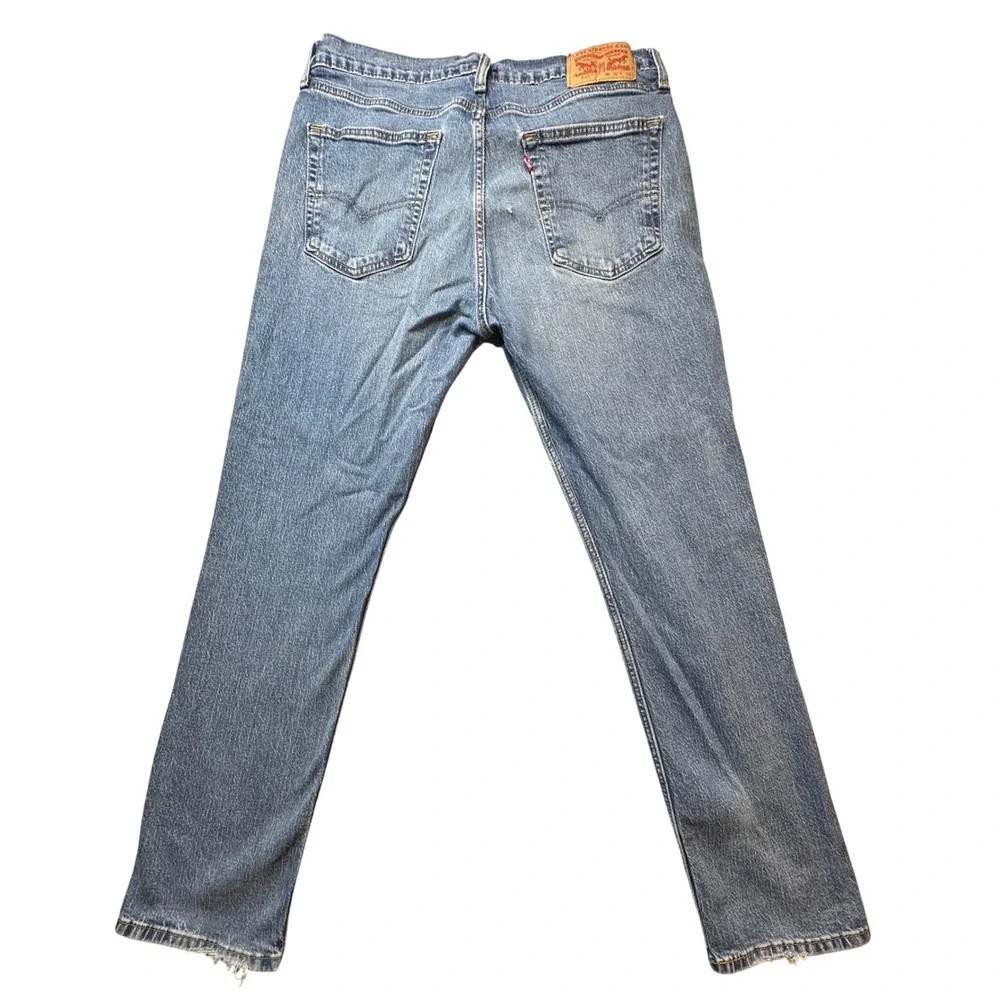 Levis 514 Straight Fit Jeans Mens 36x32 (34x30) Blue Denim Comfort Stretch